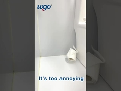 Selbstklebender, installierter Badezimmer-Papierrollenhalter, beschädigungsfreie Montage