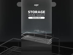 Schadensfreies Montieren Edelstahl-Dusch-Caddies Selbstklebstoff montiertes Badezimmerzubehör