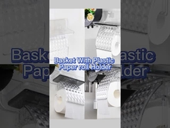 WGO Transparent Bad Seife Schüssel Halter Dusche Schiene Kunststoff für Papiertücher