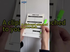 Auf den meisten Oberflächen glatt kleben Büro- und Schulpapier Whiteboard Wochenplaner druckbar