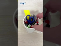 Ein guter Lagerhalter Wandmontage Klarer Mehrzwecklagerorganisierer Körbe