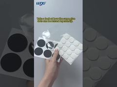 Ausgestanzte, doppelseitige, wiederverwendbare Klebepunkte, repositionierbare Klebepunkte, keine Rückstände, klebrige Klettpunkte für