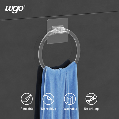 An der Wand befestigte Tuch-Ring Holders 16cm des Badezimmer-5KG Durchmesser mit Aufkleber