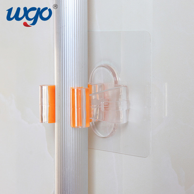 Kein Bohrgerät-erforderlicher Besen-Mopp-Halter-Greifer-Aufhänger-Wandschrank-Organisator
