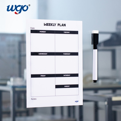 Wöchentliche Planungs-Ideen Büro-Schulbriefpapier-Studenten-Favor Dry Erases Whiteboard