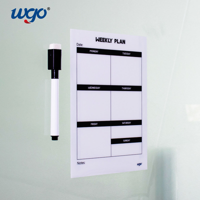 Selbstklebend auf die meisten glatt Löschen-Zeitplan-Brett Offizier-Home Memo Labels taucht trockenes auf