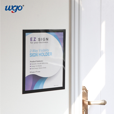 Zeichen-Halter ISO 9001 ODM A4 selbstklebende an der Wand befestigte auf allem glatt Oberflächen