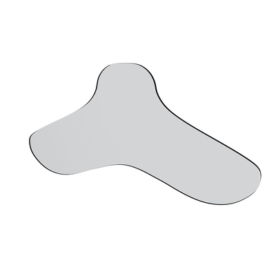 Weiche geklebte Gel-Nasen-selbstklebende Auflage 2mm stark für CPAP-Masken