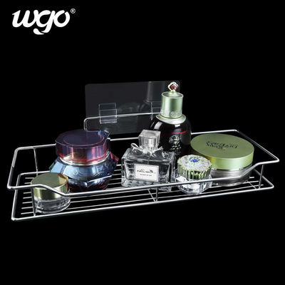 Badezimmer-Duschtransportgestell Clear Accessories Set 35.5cm silbernes Farbewgo waschbares