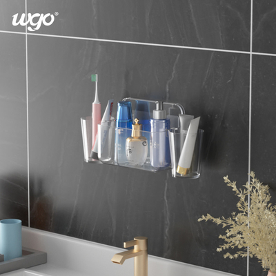 32cm breiter selbstklebender Zahnbürsten-Halter-Wand-Sog des Zahnbürsten-Becherhalter-WGO