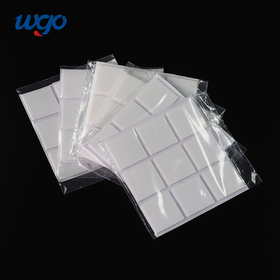 15mm Restickable nehmen gummiartige Kleberpunkte klares doppeltes mit Seiten versehenes Band-Quadrat auf