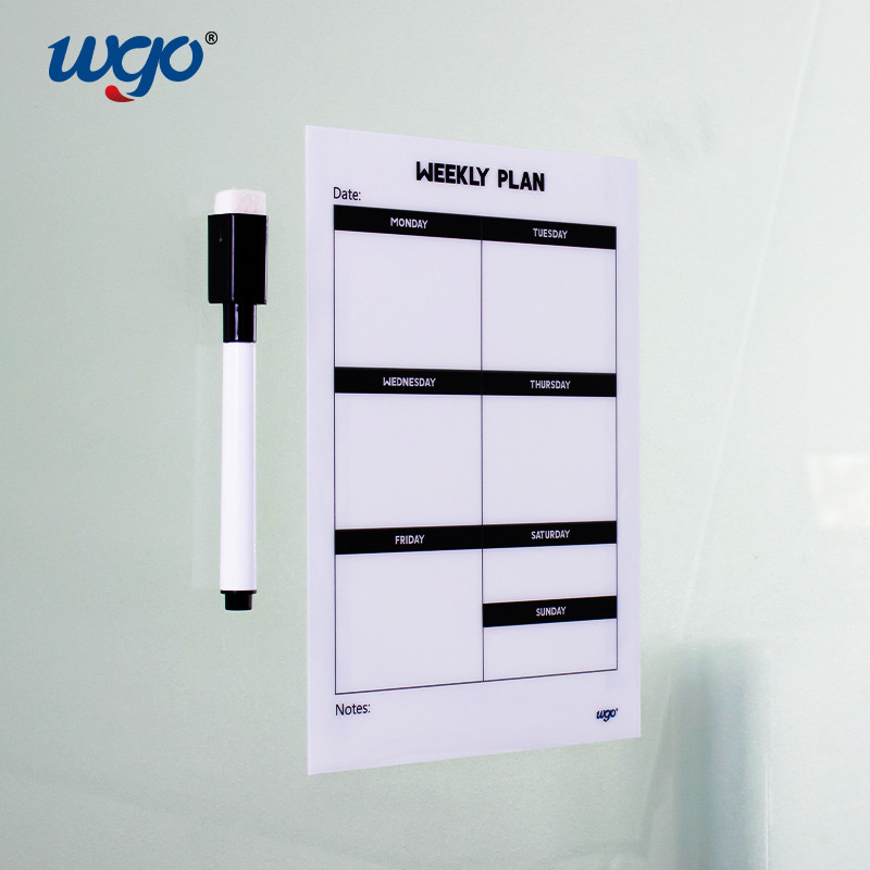 Selbstklebend auf die meisten glatt Löschen-Zeitplan-Brett Offizier-Home Memo Labels taucht trockenes auf