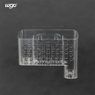 Schaden-freier Wand-Berg-Plastikbadezimmer-Transportgestell-Holder For Kitchen-Schreibtisch-Korb